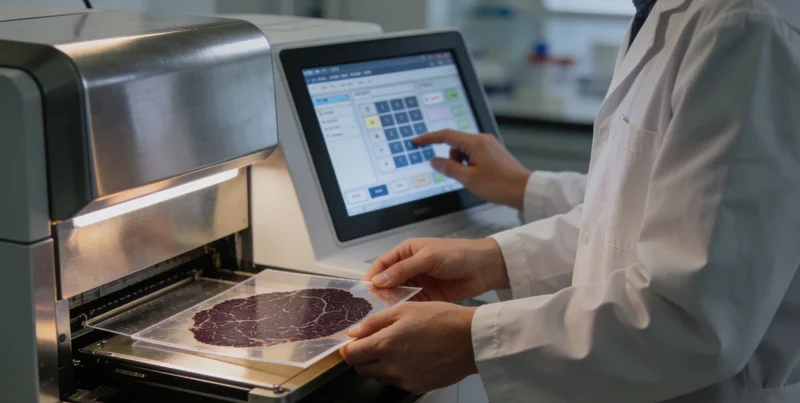 密山婴幼儿接受专业眼底检查场景