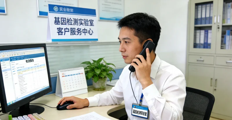 市级市遗传咨询师与患者解读基因