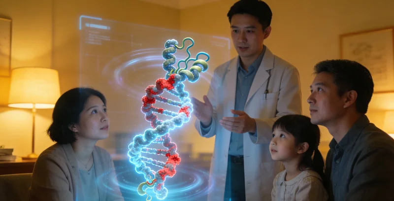 德宏州遗传咨询医生为家庭解读基