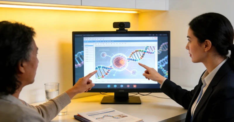 北安家庭绘制家族健康史图谱进行