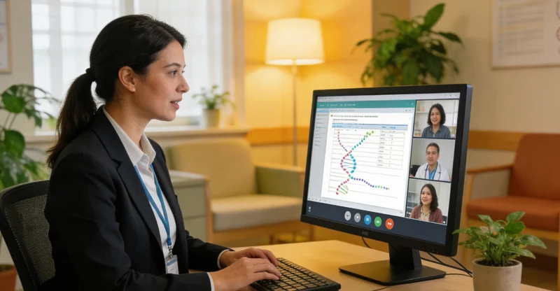 广汉医院基因检测采样现场