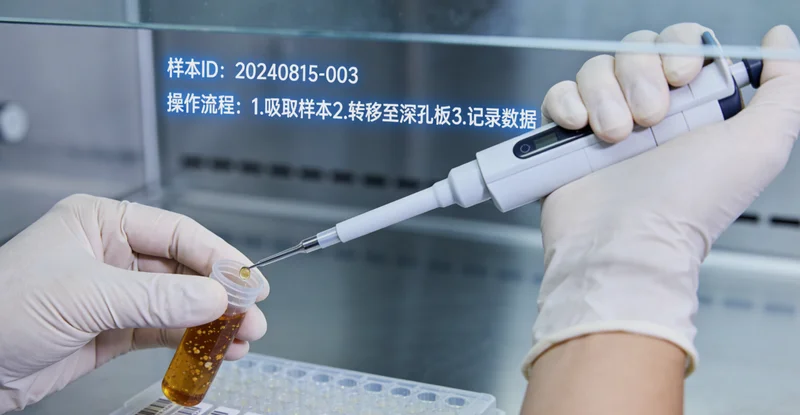 庐山医院内护士为居民采集基因检