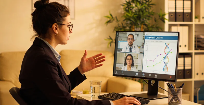 泊头遗传咨询专家在办公室详细解