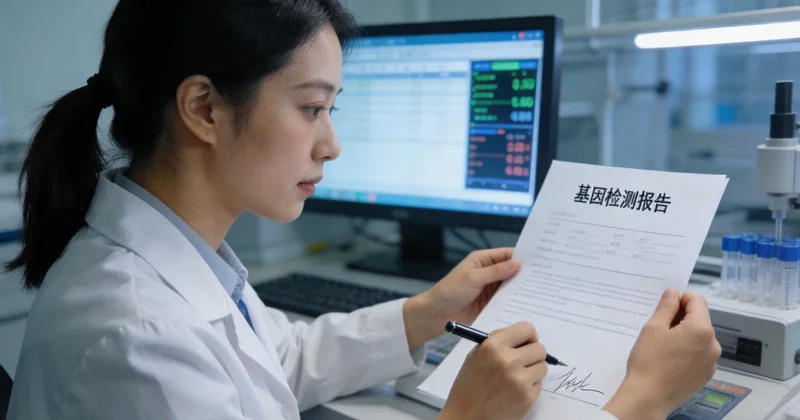 枣阳MEN基因检测报告与DNA