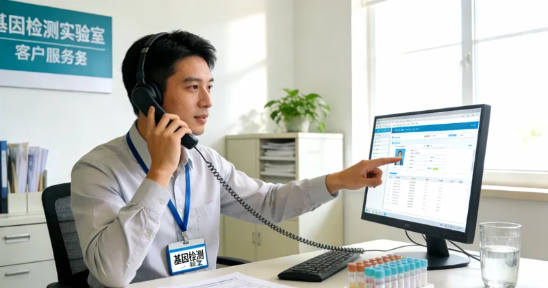 医生与哈密家庭进行遗传咨询沟通