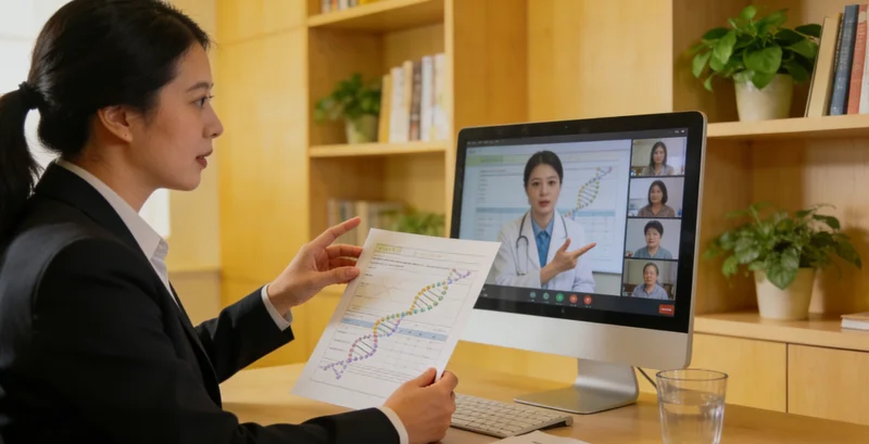 准旗本地遗传咨询师与家庭成员沟