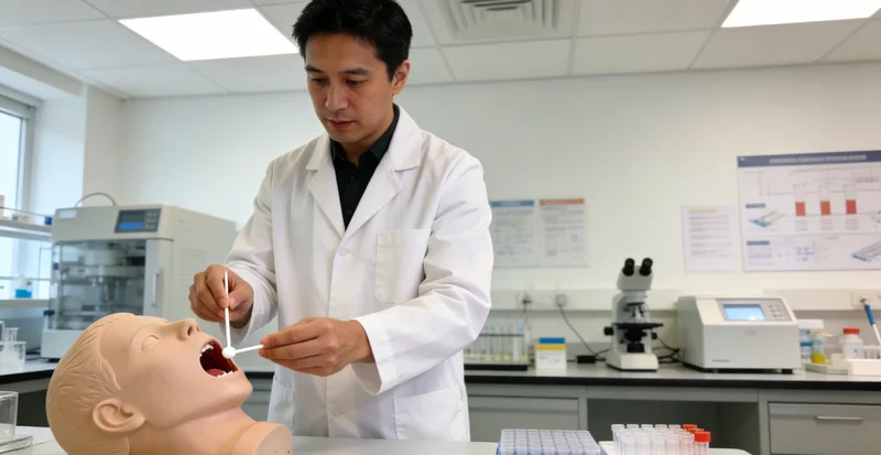 北镇居民在医院进行甲状腺超声定