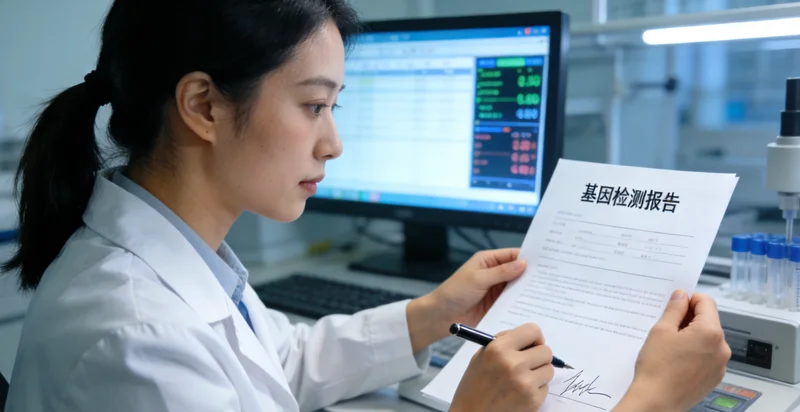 长葛医生解读基因检测报告示意图