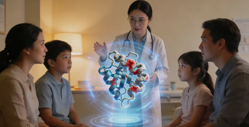 韩城医生与家庭进行遗传咨询沟通