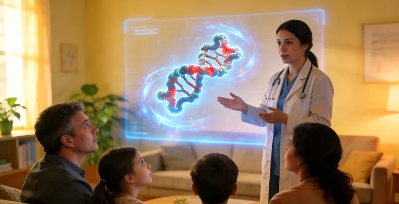 黔南州女性进行遗传咨询场景