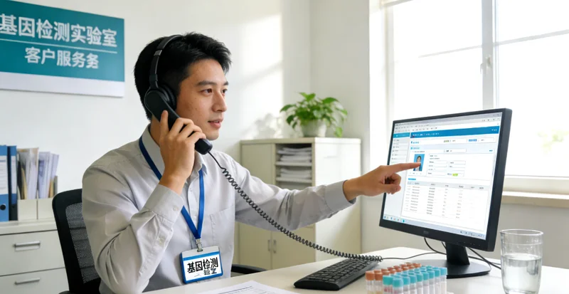 阿右旗准妈妈在医院进行遗传咨询