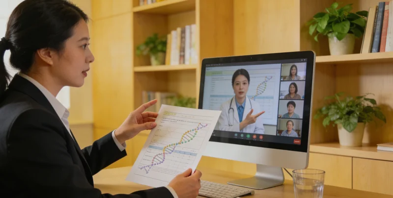 灵宝遗传咨询师为市民详细解读基