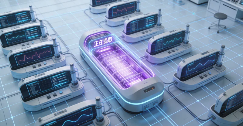 烟台家庭成员共同查看遗传图谱示