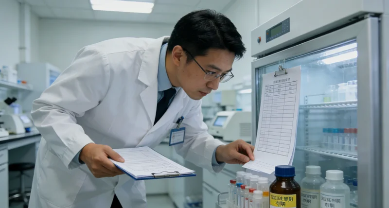 宝鸡市民进行定期健康体检示意图