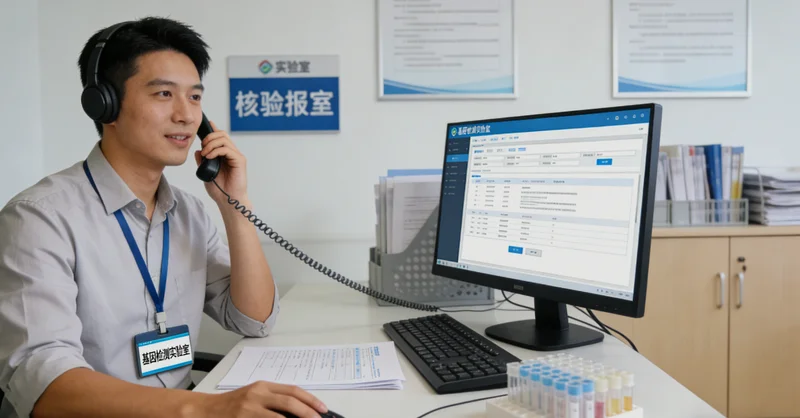 上海-遗传咨询师与咨询者进行家