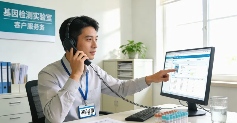 巢湖基因检测标准流程示意图