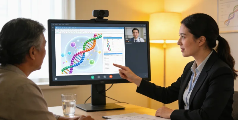 鞍山市民与遗传咨询师面对面沟通