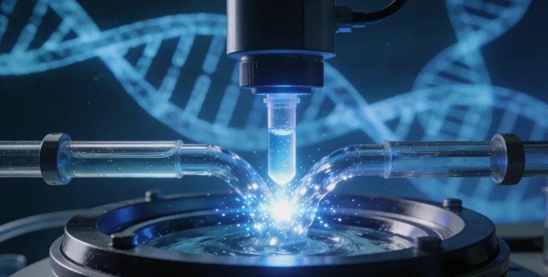 恩施基因检测流程示意图，从采样