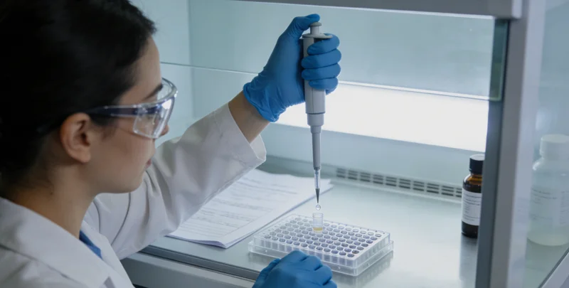 赤水基因检测实验室内部工作场景