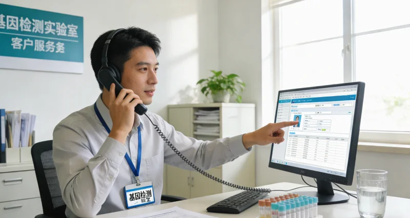 库尔勒居民在医院进行遗传咨询场