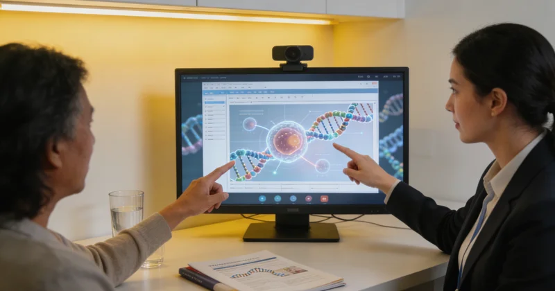 西昌女性获得基因检测报告后咨询