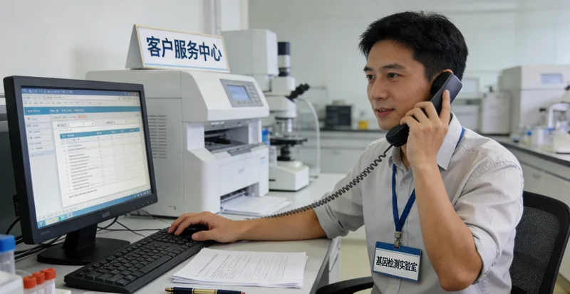 蛟河家庭与医生讨论基因检测报告