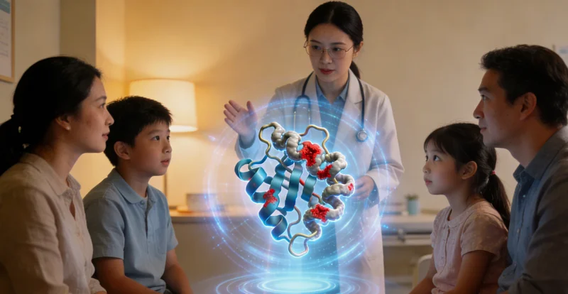 邹平市民进行遗传咨询场景