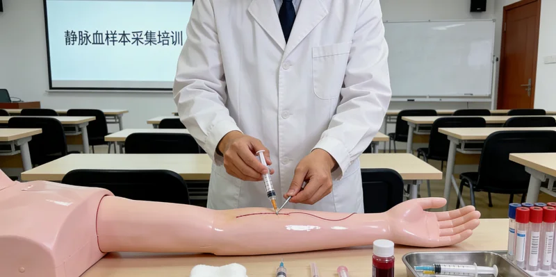 玉树州护士为居民进行静脉采血样