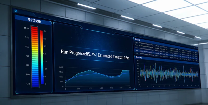 高科技基因测序仪在工作