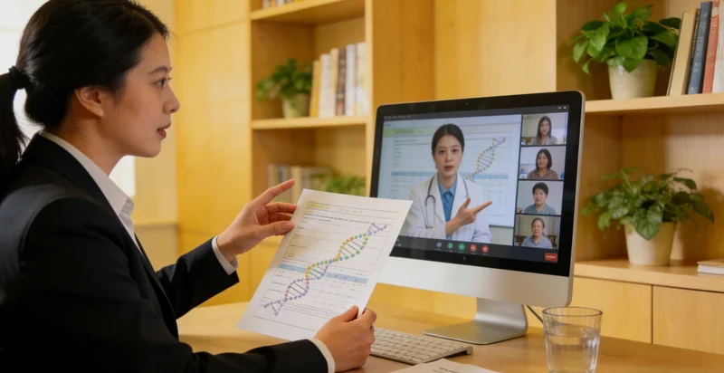 黔西患者进行遗传基因检测咨询