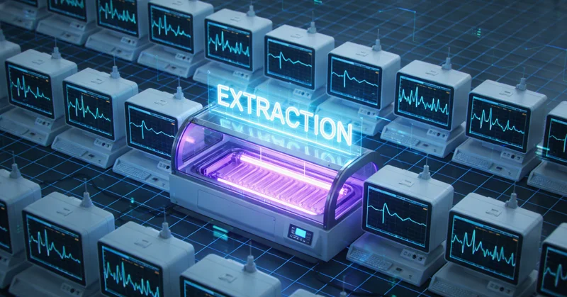 现代化基因检测实验室内部工作场