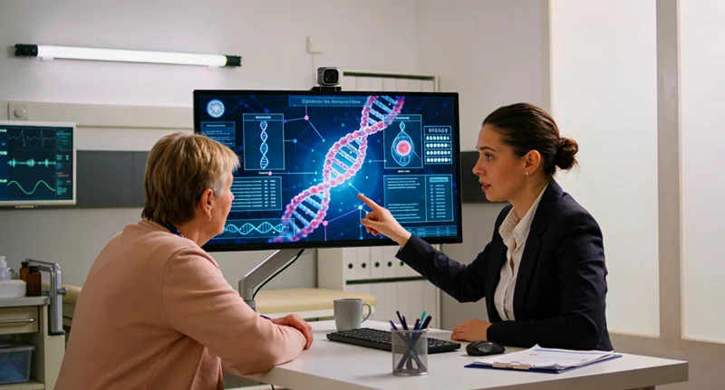 隆昌遗传咨询师与客户沟通家族病