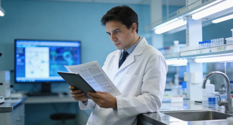 厦门基因检测中心实验室进行高通