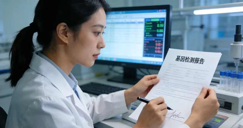 博州基因检测报告解读示意图