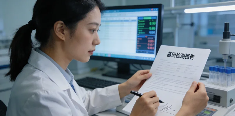 津市基因检测报告解读示意图