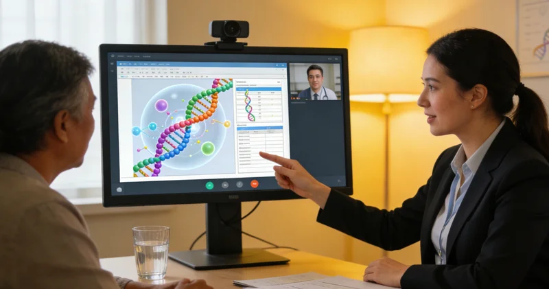 宜都遗传咨询师为家庭讲解基因检