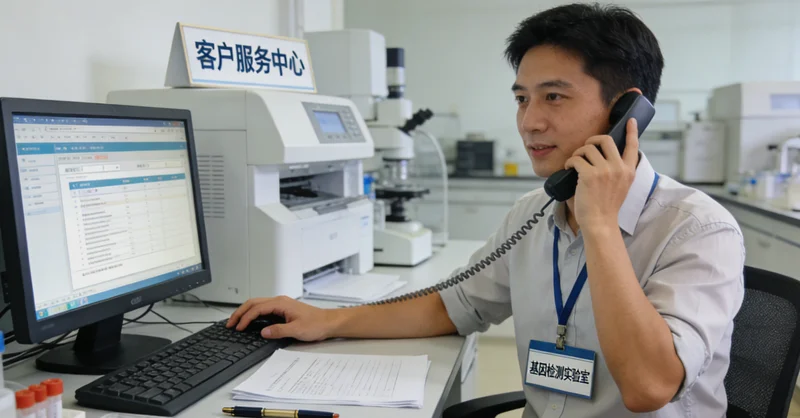 辛集遗传咨询门诊医生与患者沟通