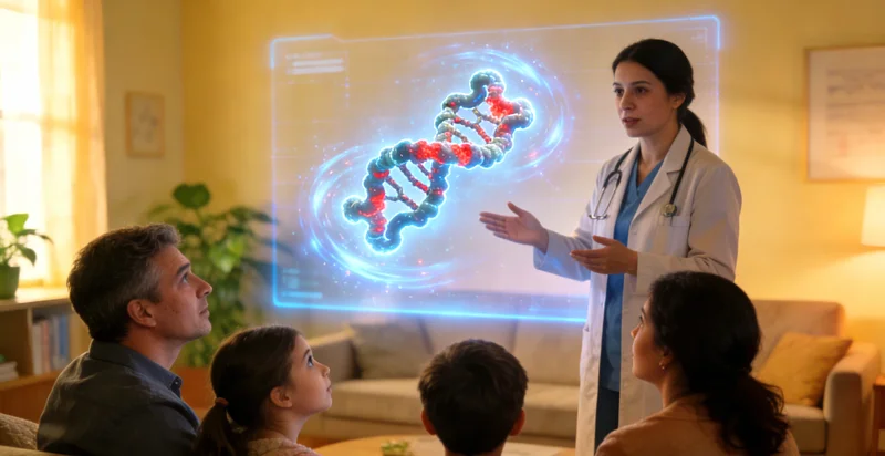 通辽遗传咨询师与家庭面对面沟通