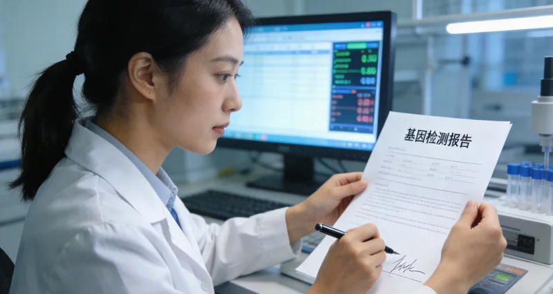 和龙基因检测报告解读重点示意图