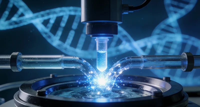 哈尔滨医院护士进行基因检测血液