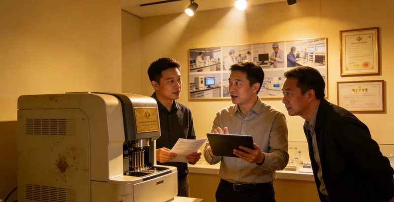 都匀医生与患者家属进行基因检测