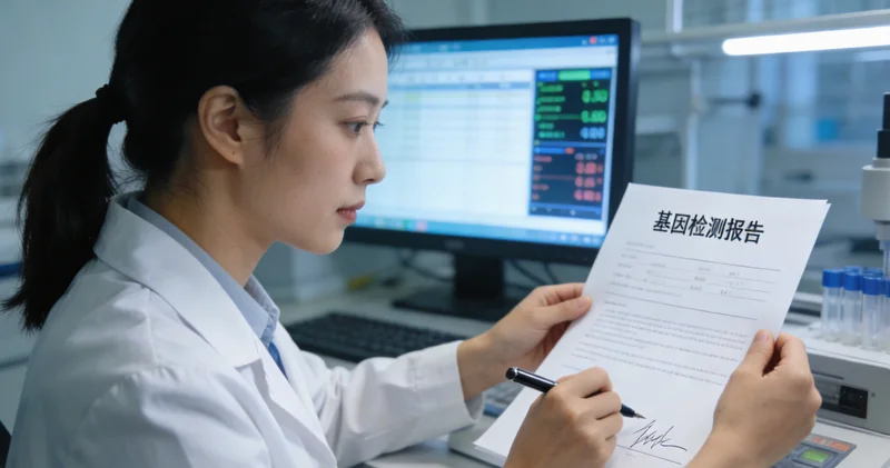 昌邑家庭查看基因检测健康报告