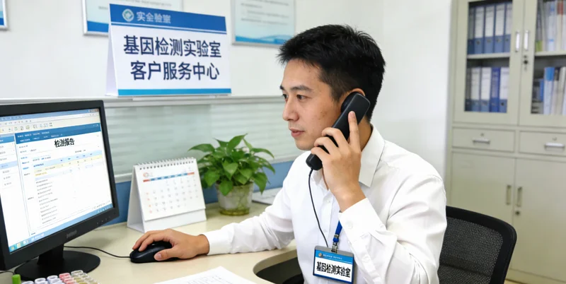 牙克石遗传咨询师与家庭亲切交谈