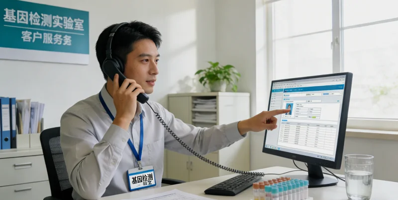 郑州医院内医生与患者进行遗传咨