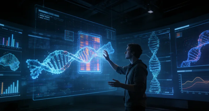 常德基因检测实验室数据分析屏幕