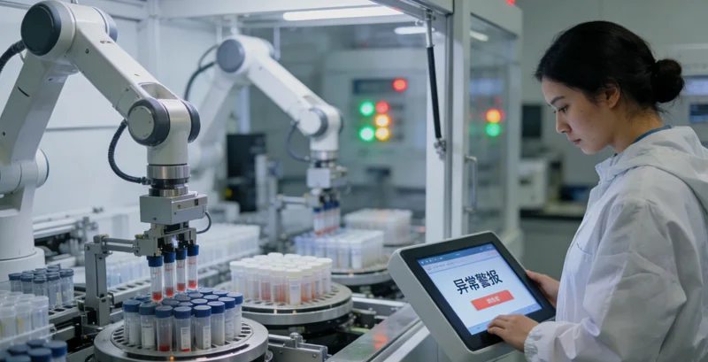 本溪市民进行定期肠镜筛查示意图