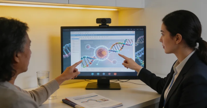 达旗遗传咨询场景,专业人士与咨