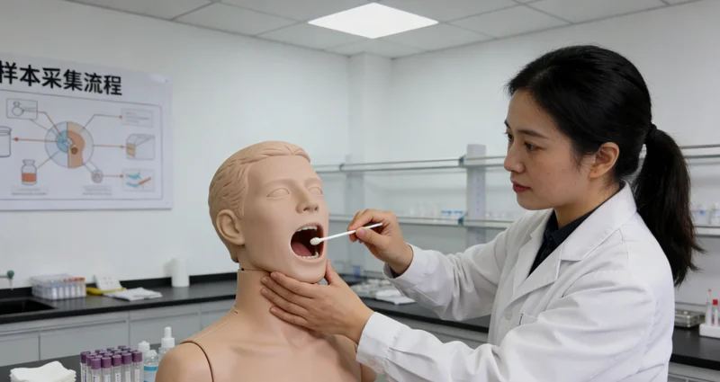 邵东基因检测采样过程展示无创简