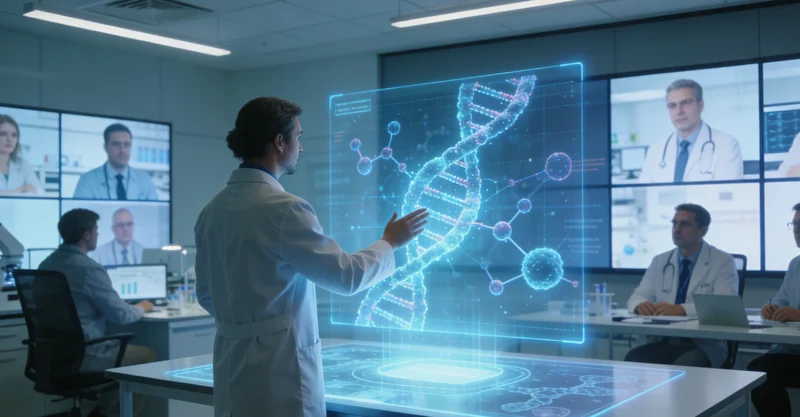 临汾家庭共同讨论基因检测结果与