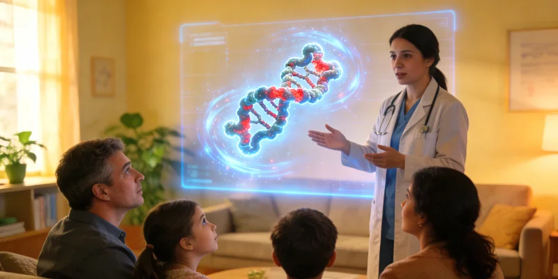 呼伦贝尔鄂温克家庭在诊所与医生